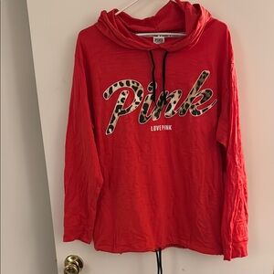 Victoria's Secret Pink Red Hoodie